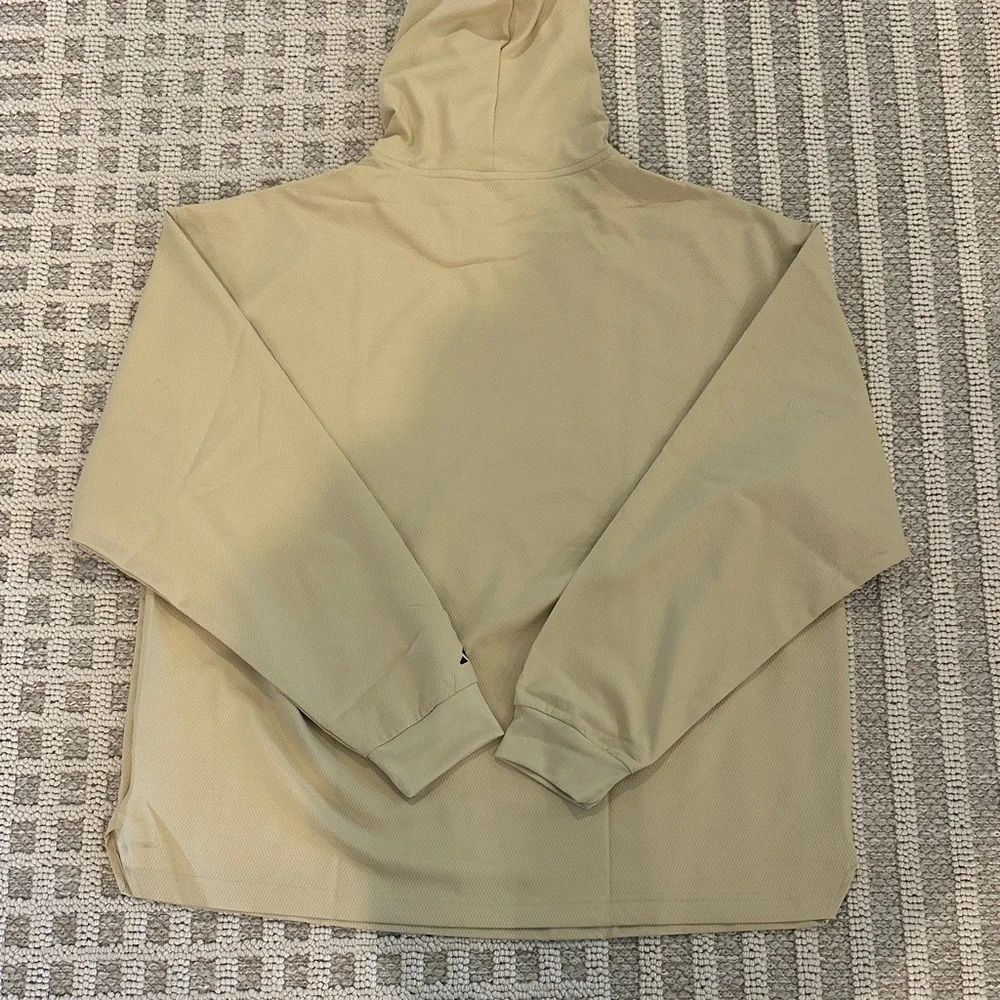 Adidas Men's Beige Basketball Windbreaker - Picture 3 of 3